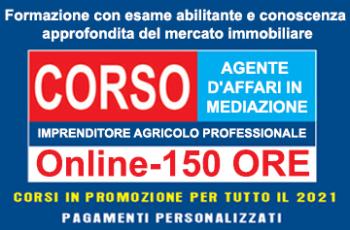 Agente d'Affari in Mediazione - corso riconosciuto REGIONE LAZIO 150 ore 