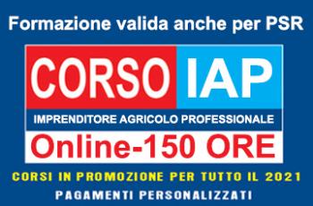 IMPRENDITORE AGRICOLO PROFESSIONALE - ONLINE (IAP) riconosciuto REGIONE LAZIO